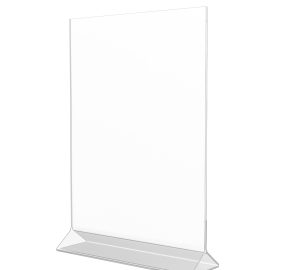 Top Load Sign Holder - 8.5" x 11" Countertop Display