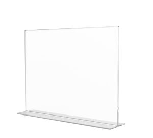 Bottom Load Sign Holder - 11" x 8.5" Countertop Display