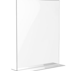 Bottom Load Sign Holder - 8" x 10" Countertop Display