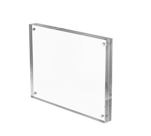 Thick Acrylic Magnetic Sign Holder - 4" x 6"