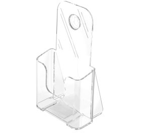 4" Trifold Brochure Holder – Countertop & Wall-Mount Display