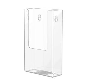 4" Trifold Brochure Holder – Wall-Mount Display