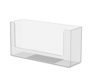 6" Brochure Holder – Countertop & Wall-Mount Display