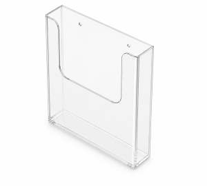Premium 8.5" Literature Holder – Heavy-Duty Wall-Mount Display