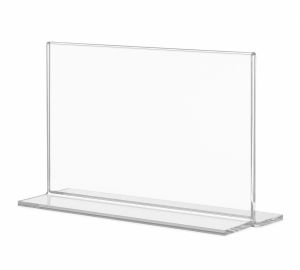 Bottom Load Sign Holder - 7" x 5" Countertop Display