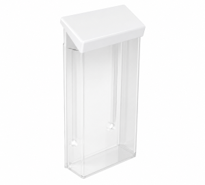 Outdoor Brochure Holder with Protective Lid – 4” Tri-Fold