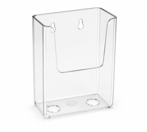 3.5" Trifold Brochure Holder – Wall-Mount Display