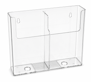 8.5" Brochure Holder – Wall-Mount Display