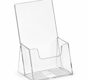 4" Excelsior Extra Capacity Brochure Holder – Countertop Display