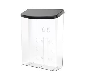 Clear Frosted Outdoor Literature Holder with Protective Lid –8.5” × 11”