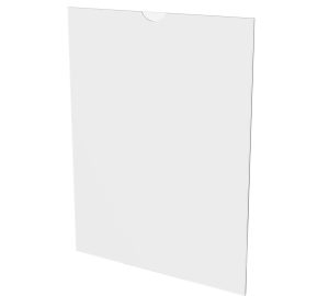 Wall Mount Sign Holder Sealed 3 Sides – 8.5” x 11”