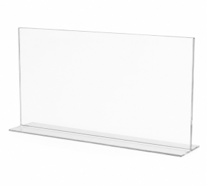 Bottom Load Sign Holder - 14" x 11" Countertop Display