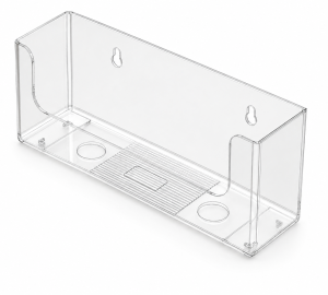 8.5" Bi-Fold Brochure Holder – Countertop & Wall-Mount Display